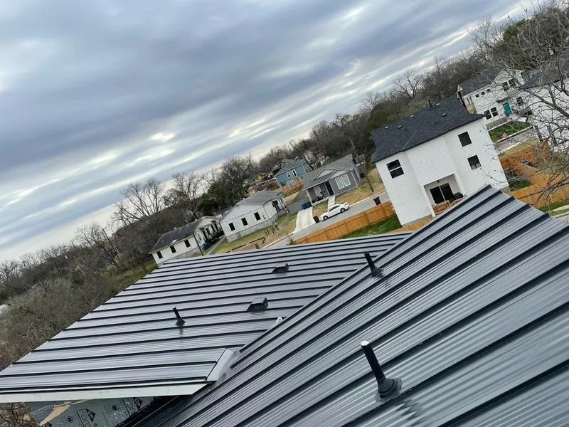 Standing seam metal roof panels with vents for Skylight Repair in Swampscott